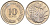 Сингапур 10 центов 1982  KM 3 медно-никель  UNC  4594-1064