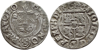 Польша  1/24 талера 1623 Сигизмунд III, Ваза (1587-1632) KM 41 серебро    1530-431