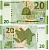 Азербайджан 20 манатов 2005 Pick 28, Сергеев 26 бумага UNC (пресс) 7484-31-1