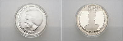 Нидерланды 10 евро 2002 свадьба а Виллема-Александра и Максимы, в оригинальной коробке, сертификат, вес 17,8 гр., проба 925 KM 243 серебро PROOFLIKE 00-00-00