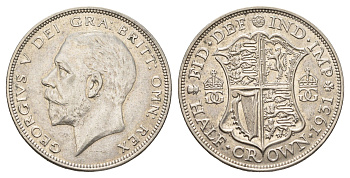 Великобритания 1/2 кроны 1931 Георг V (1910-1936) KM 835, Spink 4037 серебро 270-245