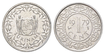 Суринам 1 цент 1979 KM 11a алюминий UNC 4625-254