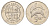 Исландия 5 крон 1984 дельфины KM 28 медно-никель 4591-926