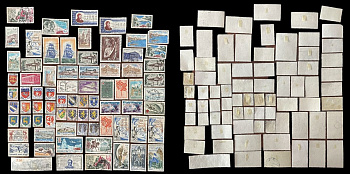 Франция лот из 74 марок 1937-1984 8705-50-2-1