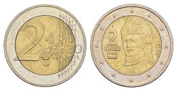 Австрия152 евро15200215Берта фон Зутнер15KM 308915биметалл151515154629-441