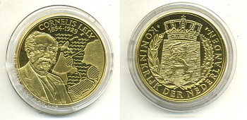 НИДЕРЛАНДЫ МЕДАЛЬ КОРНЕЛИУС ЛЕЛИ (1854-1929) UNC 06-130-31