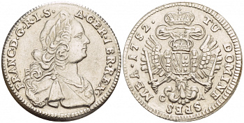 АВСТРИЯ ЖЕТОН ND ФРАНЦИСК белый металл 4528-855