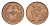 Мьянма 1 пья 1955 KM 32 бронза UNC 4585-1038
