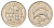 Исландия 5 крон 1981 дельфины KM 28 медно-никель 4591-815