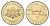 Латвия 2 лата 1999 корова KM 38 биметалл UNC 23-135