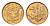 ЮАР 10 центов 1995 герб, цветок алоэ KM 135 сталь плакированная бронзой UNC 4694-716