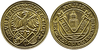 НИДЕРЛАНДЫ ЖЕТОН 1982 500 ЛЕТ ГОРОДУ ДЕВЕНТЕРУ 4393-321