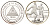 Никарагуа 10000 кордоб 1990 Чемпионат мира по футболу 1990 KM 66 серебро PROOF 413-744