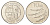 Исландия 10 крон 2005 рыбы KM 29.1a сталь плакированная никелем UNC 4691-252