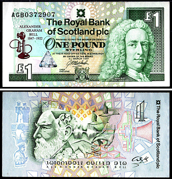 Шотландия 1 фунт 1997 Pick 359 бумага 7551-41-3-1