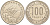 Камерун 100 франков 1972 антилопы KM 15 никель    4595-825