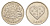 Латвия 1 лат 2011 Пряничное сердце KM 127 медно-никель UNC 4679-356
