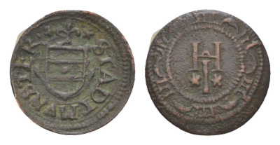 Мюнстер 1 геллер ND (1620) KM 345 медь 633-1833