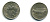 Малайзия 10 сенов 2006 цветок KM 51 медно-никель 4364-655