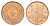 Япония 1 сен 1936 Год 11, Император Хирохито Сева (1926-1989) Y 47 бронза UNC 4695-1012