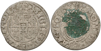 Польша 3 полкера (3 полторака - 1 крейцер) ND (1620-1627) Сигизмунд III Ваза (1587-1632) KM 41 серебро 4158-811