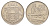 Латвия 50 сантимов 1922 год-тип KM 6 никель aUNC 4657-737