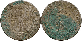 Польша 3 полкера (3 полторака - 1 крейцер) 1622 Сигизмунд III Ваза (1587-1632) Gorecki B.22, KM 41 серебро 4158-845