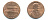 США 1 ЦЕНТ 1982 D, ЛИНКОЛЬН KM 201 медь цинк 86-131