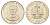 Гаити 50 сантимов 1991 KM 153 медно-никель UNC 76-1122