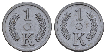 Дания игровой жетон в 1 крону ND диаметр 28 мм, вес 0,90 гр пластик 4656-946