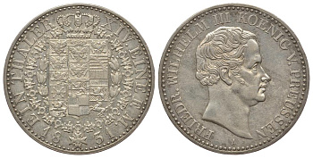 ПРУССИЯ 1 ТАЛЕР 1831 A, ФРИДРИХ ВИЛЬГЕЛЬМ КОРОЛЬ ПРУССИИ KM 419, AKS. 17 серебро 1515-2322