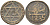 МАРОККО 4 ФАЛУСА 1868 АН1285, МОНДВОР MARRAKESH, Sidi Mohammed IV (1859-1873) KM 166.2 бронза 4526-535