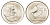 ЮАР 5 центов 1965 Ян ван Рибек (1619-1677), Suid Africa, легенда на африкаанс, райский журавль KM 67.2 медно-никель UNC 4696-951