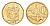 ЮАР 10 центов 1999 герб, цветок алоэ KM 161 сталь плакированная бронзой UNC 4694-751