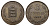 Гернси 8 даблов (дублей) 1945 KM 14 бронза 4593-841