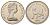 Остров Мэн 25 пенсов 1975 кошка Мэна (мэнкс) KM 31 медно-никель BU 4386-112