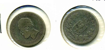 НОРВЕГИЯ (ШВЕЦИЯ - НОРВЕГИЯ) 1 КРОНА 1879 442-222