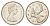 Канада 25 центов 1972 Елизавета II (1952-2022), олень KM 62b никель BU 4541-945