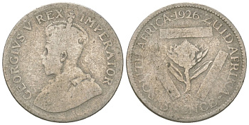 ЮАР 3 пенса 1926 KM 15.1 серебро 4615-963