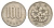 Япония 100 йен 1970 Yr. 45, Хирохито (1926-1989) Y 82 медно-никель 4118-647