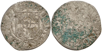 Польша 3 полкера (3 полторака - 1 крейцер) ND (1620-1627) Сигизмунд III Ваза (1587-1632) KM 41 серебро 4158-762