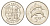 Исландия 5 крон 1996 дельфины KM 28a сталь плакированная никелем UNC 4586-142