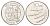 Исландия 10 крон 2008 рыбы KM 29.1a сталь плакированная никелем UNC 4691-316