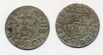 ПОЛЬША 3 ГРОША 1624 СЕРЕБРО 41-852