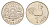 Латвия 1 лат 2005 Петух церкви Святого Петра KM 65 медно-никель UNC 4679-328