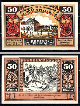 Вильснак (Пруссия, Бранденбург) 50 пфеннигов 1922 2193-46-3-1