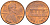 США 1 цент 1980 D, Авраам Линкольн KM 201 медь цинк UNC 187-735