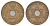 Нигерия 1 пенни 1959 KM 2 бронза 4595-141
