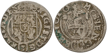 Польша 3 полкера (3 полторака - 1 крейцер) 1621 Сигизмунд III Ваза (1587-1632) Gorecki B.21 серебро 4158-1223