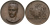 Набор бронзовых французских медалей и медальонов 1810 года. Оригинальный комплект. 0-0-00